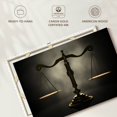 thumbnail image 6 of Elephant Stock Gold Scales Of Justice Wall Art - Horizontal Canvas Wall Art - Living Room Wall Decor - Profession Canvas - Black And Gray Decor - 39" x 26", 6 of 8