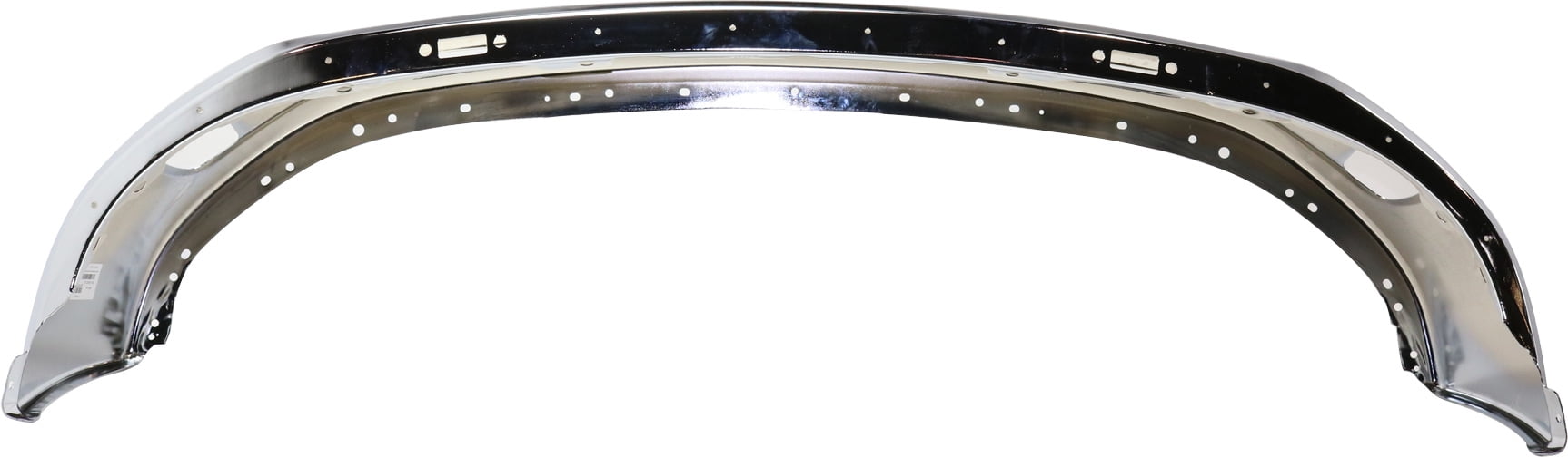 FRONT BUMPER Compatible with RAM 1500 P/U 2013-2018 Lower Chrome 2 Piece with Fog Light Holes All Cab Types