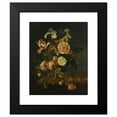thumbnail image 2 of Jacob van Walscapelle 15x18 Black Modern Framed Museum Art Print Titled - Still Life with Flowers (1670 - 1727), 2 of 5