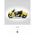 thumbnail image 2 of Rogan, Mark 15x18 White Modern Wood Framed Museum Art Print Titled - Indian Chief 1951, 2 of 4