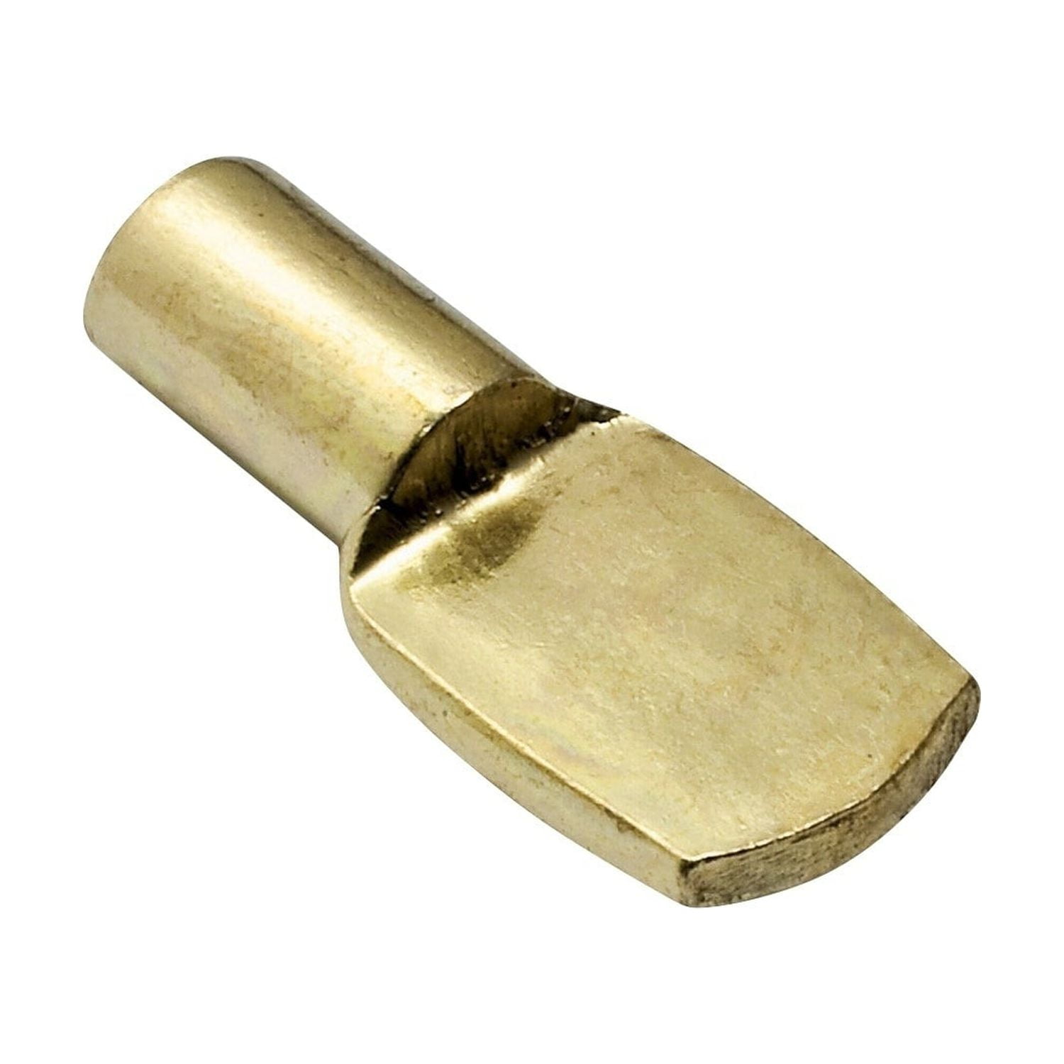 Rok  Hardware 0.25 inch Shelf Pins Flat Spoon Style Brass (Box of 1000)
