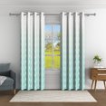 thumbnail image 3 of Aofoto Thermal Insulated Light Blocking Curtains Grommet for Bedroom, 2 Panels, Green,42x63 inches, 3 of 5