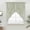 Green, variant on Red Striped Swag Valances for Windows, Kitchen Curtains 36 Inch Length 2 Panels Set, Classic Minimalist Waves Lines Pattern Short Curtains for Small Windows Rod Pocket Cafe Curtains Drapes 28"x36"