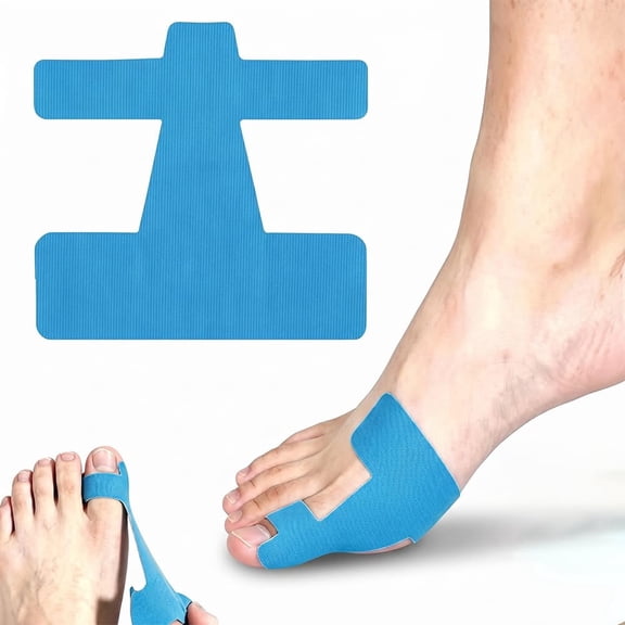 Pre Cut Bunion Corrector Kinesiology Tape, 20 Pcs, Bunion Corrector, Big Toe Support and Pain Relief, Breathable Hypoallergenic Latex-Free Tape