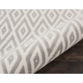 thumbnail image 4 of Geometric White/Grey Area Rug by Bellamy Studios, 4 of 6