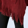 thumbnail image 3 of Shawl Wraps For Women Dressy, Womens Sotf Knit Tassel Contrast Color Warm Cardigan Scarf Wraps For Evening Weddings Party Spring Saving Clearance, 3 of 8