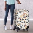 thumbnail image 4 of HELLHERO Polyester Suitcase Cover for Holiday Journey Breathable Fashion Bottom Zipper, Terrazzo Texture Design, 4 of 7