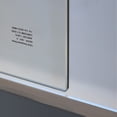 thumbnail image 6 of 56-60"W x 60"H Double Sliding Tub Shower Door, Aluminium Alloy Frame in Chrome, 1/4" (6mm) Thick SGCC Tempered Clear Glass., 6 of 9