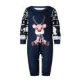 thumbnail image 2 of Fiomva Christmas Pajamas Family Matching Sets Christmas Sleepwear Parent-Child Pjs Outfit for Christmas Holiday Xmas Party, 2 of 10