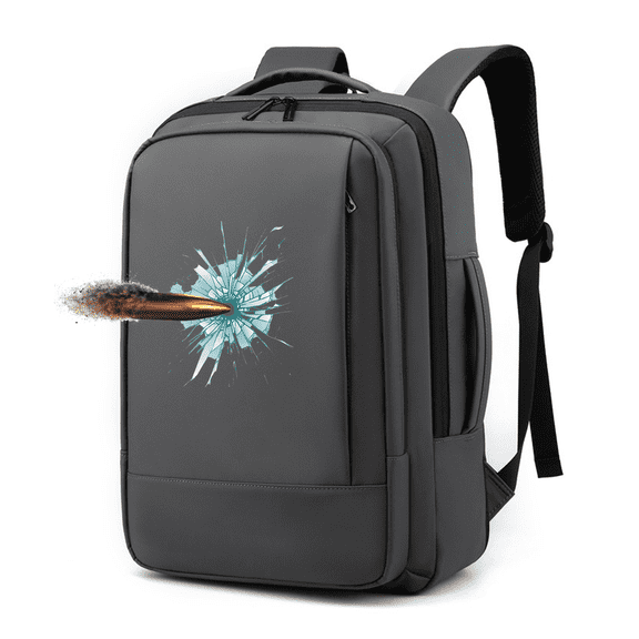 Security Backpack - Reliable Safety Rating, Can Withstand Most Shots.Built-in high strength PE protective plate (Hard polymer polyethylene)
