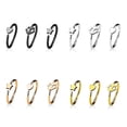 thumbnail image 1 of Nose Ring 20G 3-Pack Heart Anchor & Star Hoop Rings Cartilage Piercing Jewelry, 1 of 5