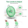thumbnail image 4 of Ventilador USB portátil con diseño de taza de café - Mini ventilador colgante para escritorio, ideal para oficina, color verde modelo BD-03, 4 of 6