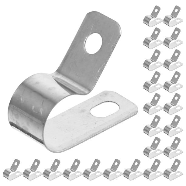 50 abrazaderas para cables, abrazaderas para cables de pared, abrazaderas pequeñas para gestión de cables.