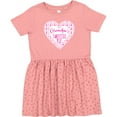 thumbnail image 3 of Inktastic Grandpa's Sweetie Pie with Pink Hearts Girls Toddler Dress, 3 of 5