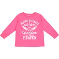 thumbnail image 3 of Inktastic Handpicked for Earth by My Grandpa in Heaven Angel Wings Boys or Girls Long Sleeve Toddler T-Shirt, 3 of 5