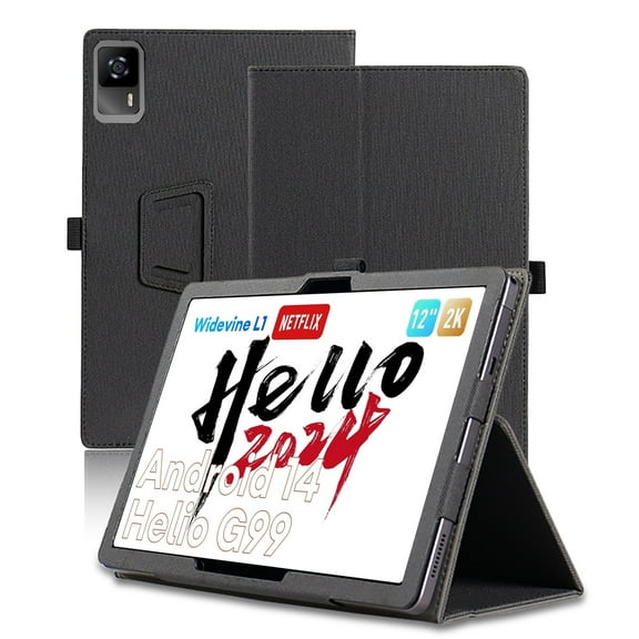 Headwolf HPad6 Protective Case,HPad6 Pro 12 Inch Tablet Cover HPad6 Case, Handheld Band, Easy to Hold, Stand Function, Multi-Angle Support, Strong Magnet, Portable, Shock Resistant, Drop