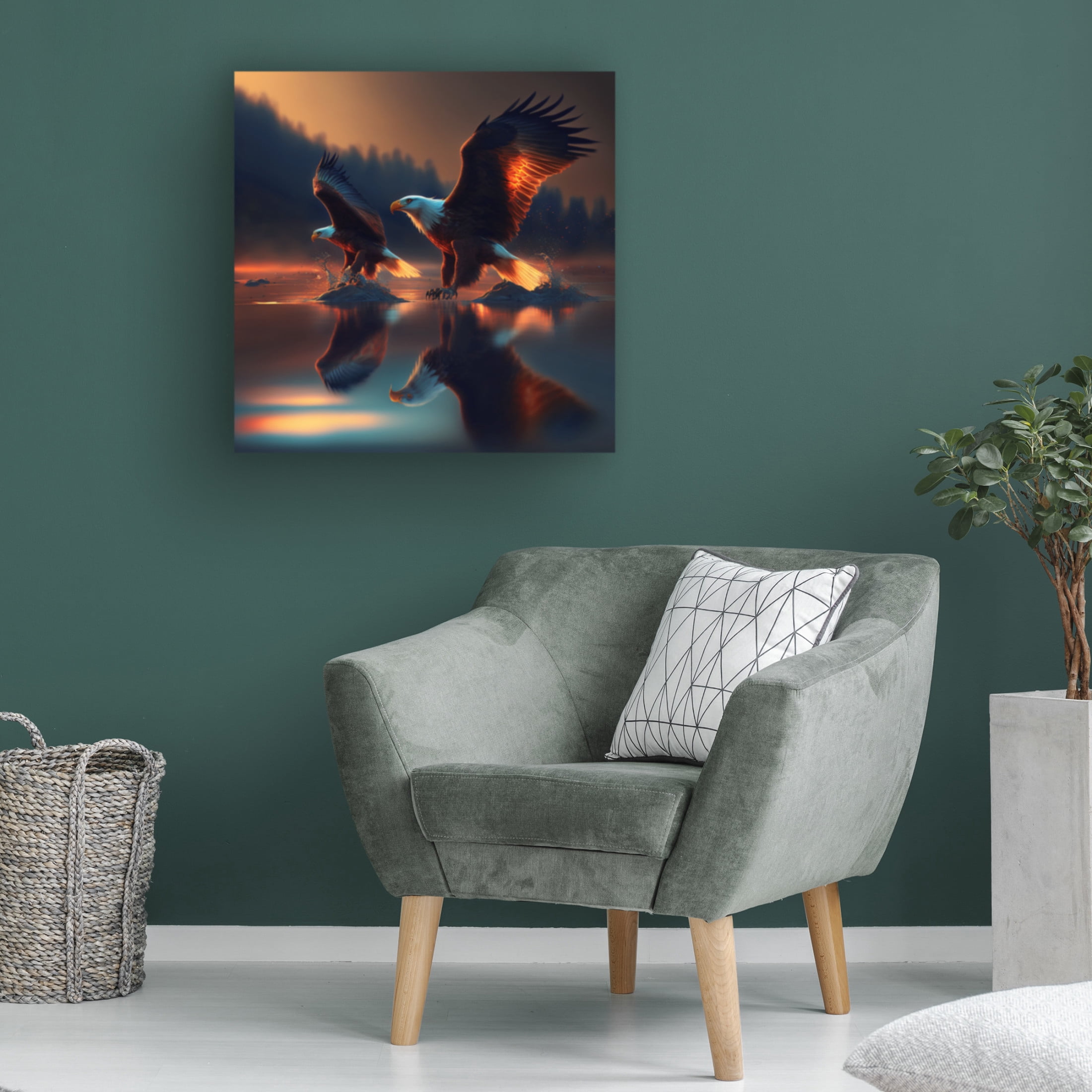 Canvas Wall Art - Ray Heere 'Desert Of Dreams 10' Wall Art for Living Room, Bedroom, or Office Décor by Trademark Fine Art - 14 x 14 Inches