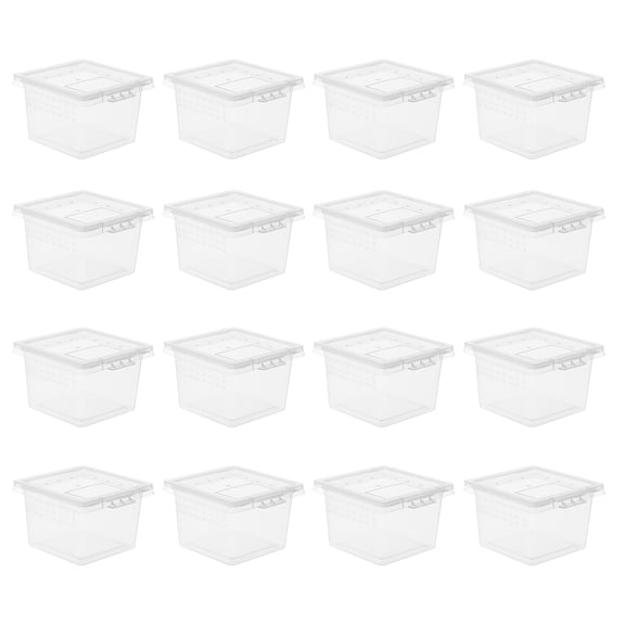 ETHZZLE 20Pcs Reptile and Spider Terrarium Box Transparent Wear Resistant Breeding Container