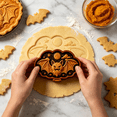 thumbnail image 3 of Halloween Mini Hand Pie Mold, Hand Pie Molds For Baking, Multi‑Shape Halloween Baking Supplies for Fall Harvest Party & Home Kitchen Baking(Bat), 3 of 3