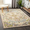 thumbnail image 3 of Mark&Day Area Rugs, 8ft Round Woud Traditional Cream Area Rug, Grey Beige Green Carpet for Living Room, Bedroom or Kitchen (7'10" Round), 3 of 6