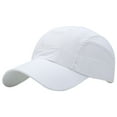 thumbnail image 2 of IDALL Baseball Cap Trucker Hat Men And Women Summer Fashion Outdoor Casual Sunscreen Baseball Caps Visors Hats Snapback Hats for Men Hats for Men White One Size, 2 of 3