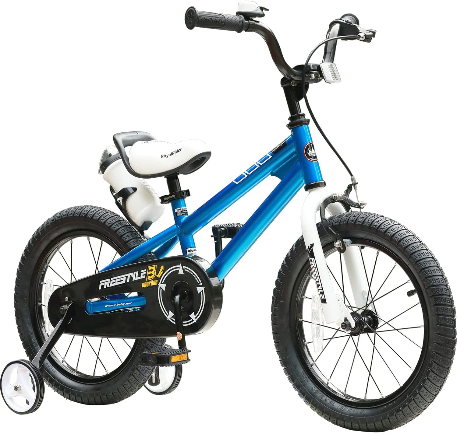 Toddler Baby Kids Bike Boys Girls Freestyle Bicycle 16 Inch with Training Wheels 
