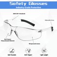 thumbnail image 3 of Gafas de seguridad AOOFFIV transparentes a granel de 50 ANSI Z87.1 unisex, 3 of 9