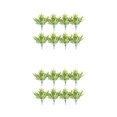 thumbnail image 1 of Injueey 8X Flores artificiales Plantas de lavanda falsas Ramo de plástico que no se desvanece Interior para oficina de boda Adornos de jardín Type6 NO6, 1 of 6
