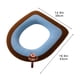 thumbnail image 3 of Asiento de Inodoro para El Hogar Engrosado con Asa, Juego de Inodoro Lavable de Invierno con Anillo de Inodoro, Asiento de Inodoro de Punto, 3 of 7