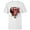 White, variant on Dawn of the Planet of the Apes Caesar Face and Red Ape Skull - Short Sleeve T-Shirt for Kids - Customized-White