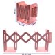 thumbnail image 4 of Organizador de libros expandible con portalápices, sujetalibros Happon para libros pesados, sujetalibros ajustables para escritorio, estantería y oficina, se extiende hasta 48 cm (rosa), 4 of 7