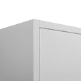 thumbnail image 3 of 72"H Metal Storage Cabinet with Adjustable Shelves & 2 Doors, Heavy-Duty File Cabinet Garage Storage Cabinet with Lock for Garage,Classroom,Office,White, 3 of 8