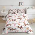 thumbnail image 2 of Feelyou Western Cowgirl Cowboy Full Size Comforter Sets, Tribal Hippie Horse Animal Bedding Comforter Set, Pink Cactus Plant Reversible Bedding Sets, Breathable Home Decor, 3 Pieces, 2 of 8