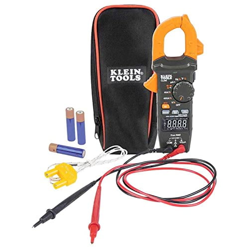 Klein Tools CL390 Pince Numérique AC/DC, Réglage Automatique, 400 Amp, Intégration de la Mâchoire de Testeur NCVT, Affichage LCD Hi-Viz, Affichage Contrasté Inversé, TRMS et Plus