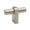 Matte Nickel, variant on Alno A2801-MB Vita Bella 1-3/4" Modern Smooth "T" Bar Cabinet Knob / Drawer Bar Knob -