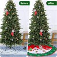 thumbnail image 3 of Falda para árbol de Navidad de 90 cm, adorno para árbol de Navidad, decoración para árbol de Navidad, falda para árbol de Navidad, tapete para árbol de Navidad para Navidad, rojo, 3 of 5