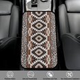 thumbnail image 2 of Yuyamidu Southwest Aztec Arm Rest Cover Car Center Console Cover for Sedan Van SUV Gemoetric Automotive Arm Rest Cushion Pad Protector Vehicle Decor Accessories, 2 of 7