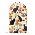 thumbnail image 2 of FKELYI Black Cat Flower Print Blender Dustproof Cover Water Resistant Food Processors Dust Cover Stand Mixer Appliance Protector Covers with Handle for Coffee Maker, 2 of 6