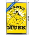 thumbnail image 3 of Space Ghost Coast to Coast - Manly Space Musk Wall Poster, 22.375" x 34", Framed, 3 of 3