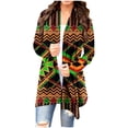 thumbnail image 2 of Puntoco-abrigo étnico Retro para mujer, cárdigan holgado de manga larga, abrigo con estampado geométrico Vintage, tops, liquidación de Navidad Puntoco Puntoco-3053, 2 of 5