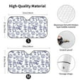 thumbnail image 3 of Disketp Windshield Sun Shade, Car Sun Shade For Front Window World Travel2 Sunshades Sun Visor Protector Blocks Uv Rays Foldable, 3 of 9