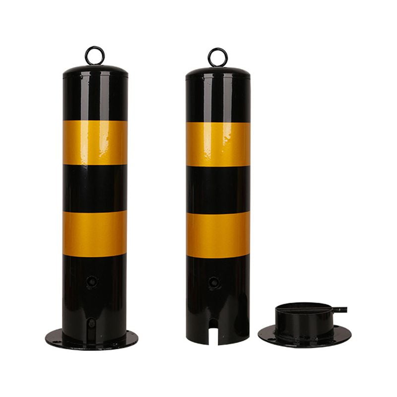 Warning Column Driveway Safety Bollard Garage Accessory Parking Barrier