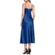 thumbnail image 3 of CURVOSPORT Vestido de Satén para Mujer con Tirantes Espagueti y Escote en V, Elegante Vestido Maxi Deslizante M Azul Real, 3 of 6