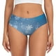 thumbnail image 1 of Fotbe Snowflakes1 Calzones Estampados para Mujer – Ropa Interior de Algodón, Cómoda, Suave y Elástica-Medium, 1 of 6