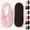 Pink, variant on Fancifize Sherpa Fleece Slipper Socks for Women, Cozy Fuzzy Warm Home Spa Grips Sock Winter Soft Sole Floor Slippers