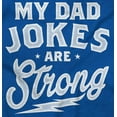 thumbnail image 2 of My Dad Jokes Are Strong Funny Fathers Men Big & Tall Zip Hoodie Brisco Brands 5X, 2 of 6