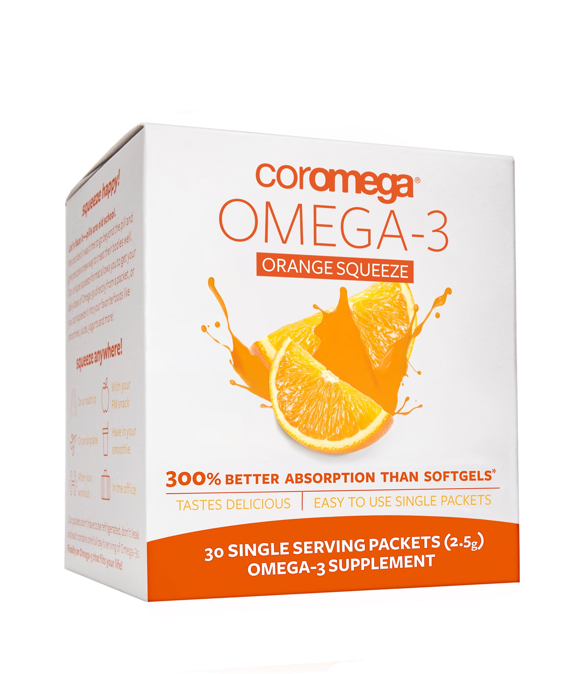 Coromega Omega-3 Squeeze Packets 
