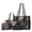 Black with black flower, variant on Tote Bag for Women, Leather Work Tote Handbag, Teacher Nurse Shoulder Bags Carry On Bag for Travel School Ideal Wife Mother's Gift