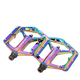 thumbnail image 3 of Pedal de bicicleta de pasajeros de carbono, rodamiento de pedal de aleación de aluminio colorido, accesorios para vehículos todoterreno de montaña, 3 of 4