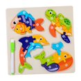 thumbnail image 2 of Esquirla Infant Puzzles 3D Puzzle Cartoon Wooden Puzzles for Beginner Gift Kid, 2 of 8